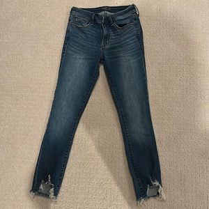 Abercrombie destroyed skinny jeans